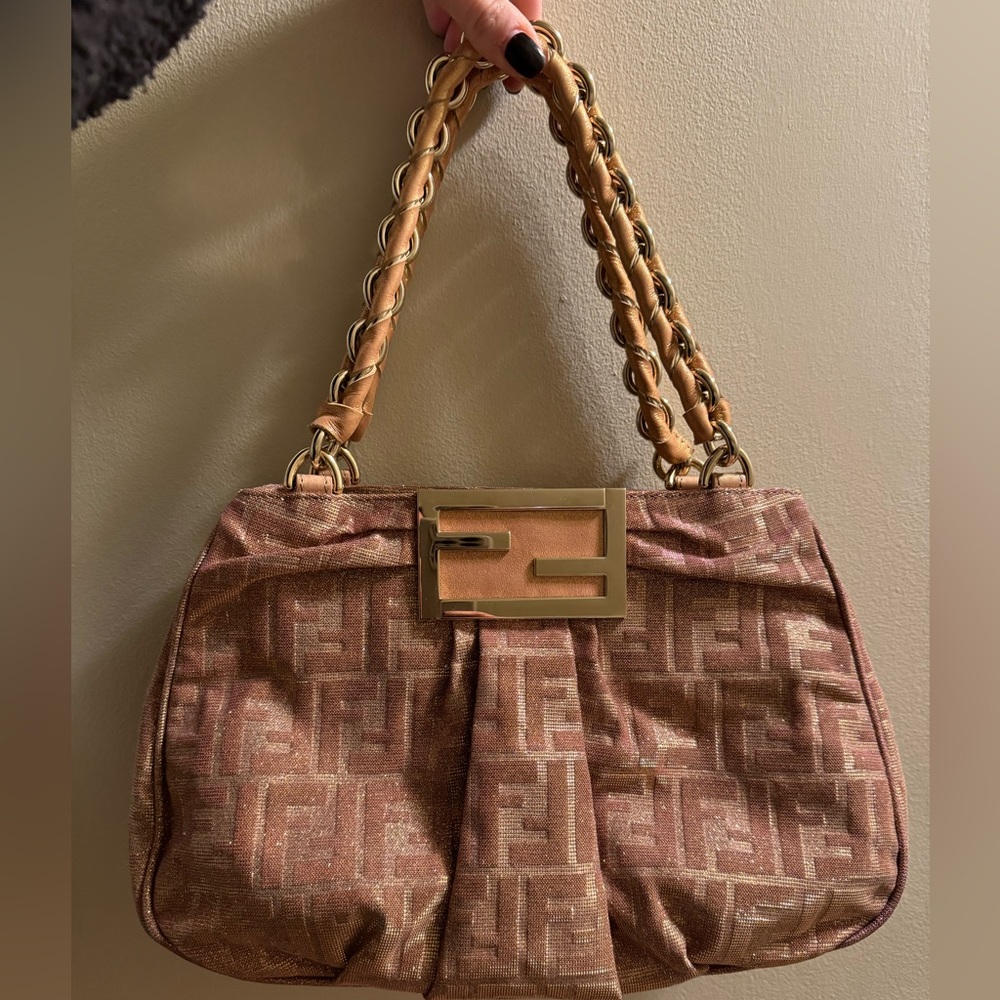 Fendi Metallic Zucca
